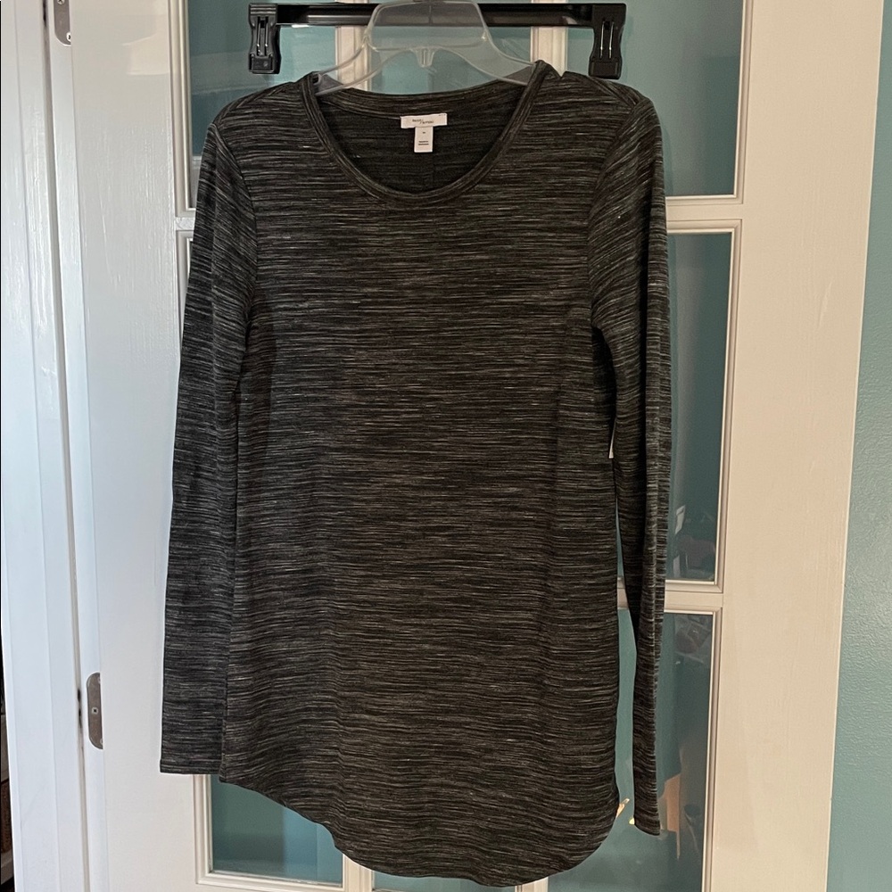 Daily Ritual Charcoal Long Sleeve Tee